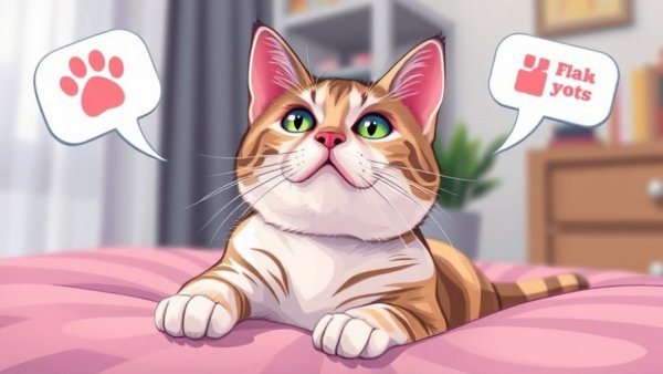 Cats of the Week Winners graphic with charming cat illustration.