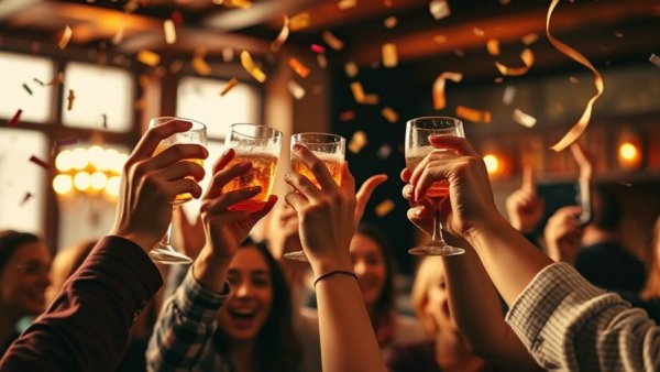 Lively New Year's Eve dinner celebration in South Florida 2025