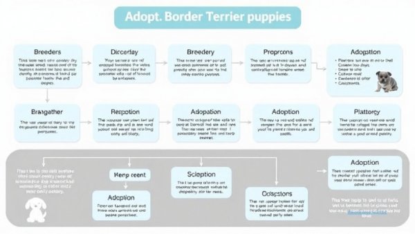 Border Terrier puppy adoption options flowchart with tips.