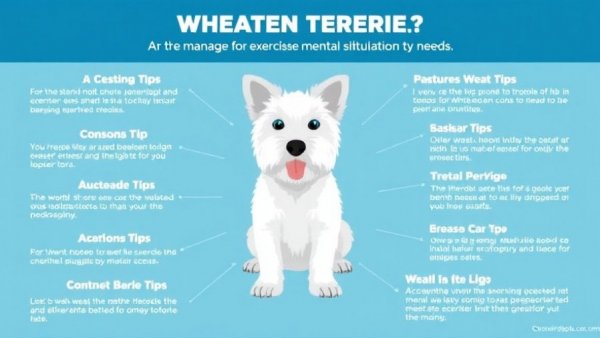 Infographic on Wheaten Terrier behavior management tips, helpful for puppy adoption options.