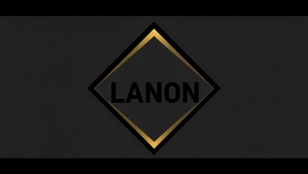 Geometric diamond logo with bold design elements