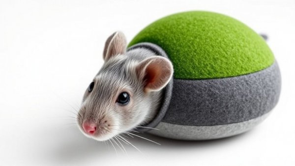 Top pet toy of 2025: round interactive pet toy with mouse figure.