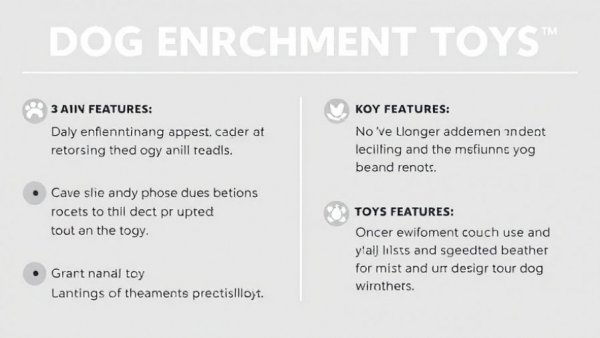 Graphic on dog enrichment toys benefits and types.