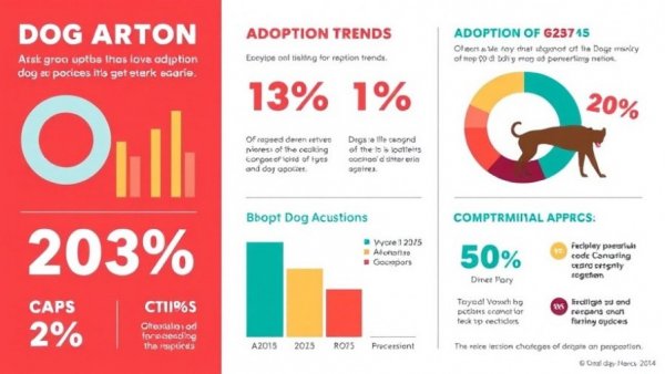Infographic on dog adoption trends in 2025 for dog news roundups 2026.