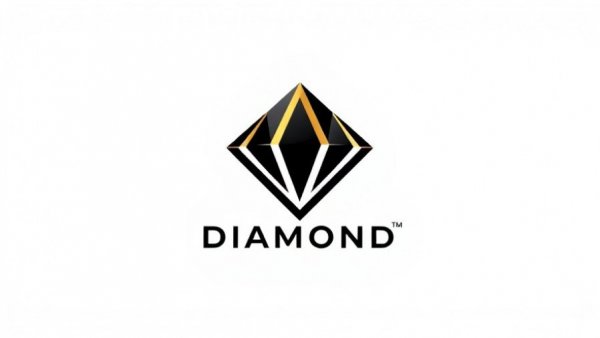 Stylized Diamond logo with geometric design.