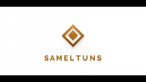 Simple geometric logo with bold letters in diamond shape.