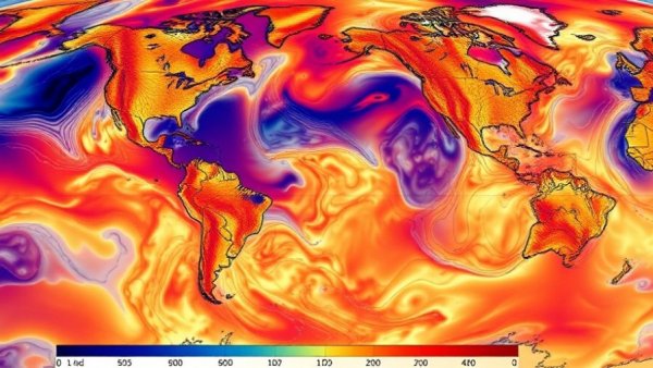California unusual April weather patterns visualized with sea surface temperature map