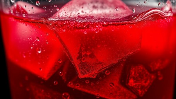 Chilled Starbucks Refresher in a close-up view with condensation.