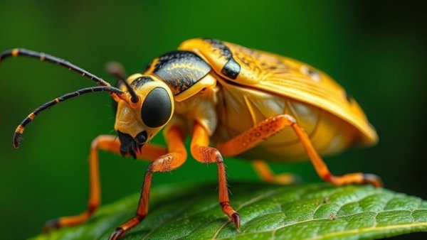 Detailed view of a cockchafer's antennae functions highlighted in nature.