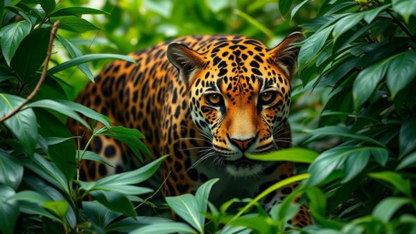Jaguar in Honduran jungle highlighting wildlife trafficking.