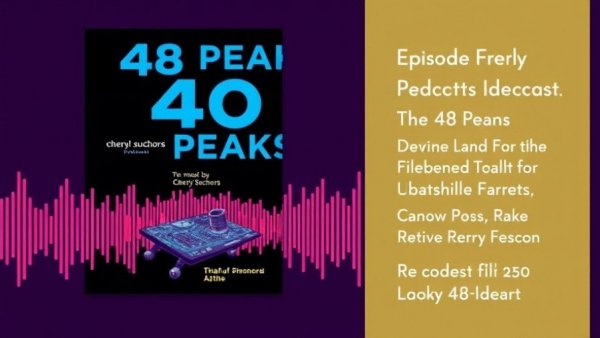 Podcast cover featuring Cheryl Suchors' '48 Peaks'.