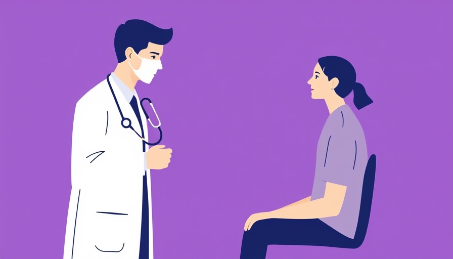Healthcare professional discussing common types of lupus with patient.