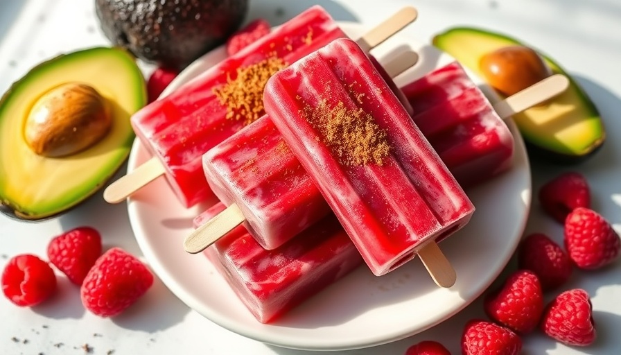 Vibrant berry popsicles highlighting ways to reduce food waste using berries.