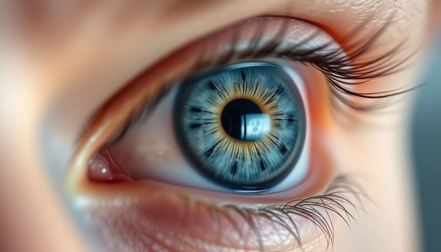 Touro Scholar journal cover close-up of a human eye.