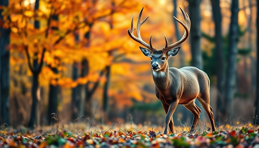 Deer poaching impact on wildlife highlighted by cautious buck in forest.