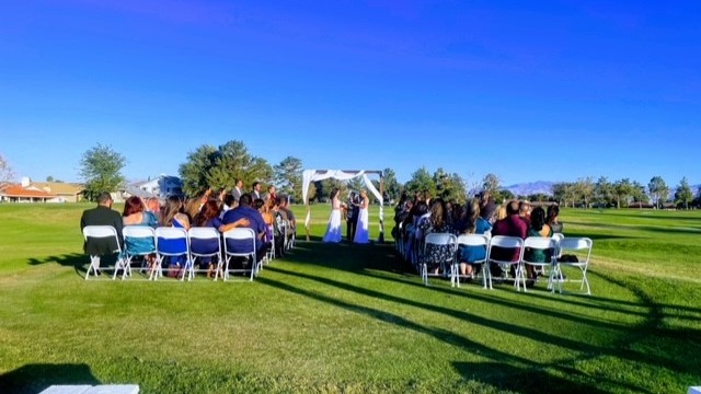 Elegant wedding and celebration venue at premier high desert country club
