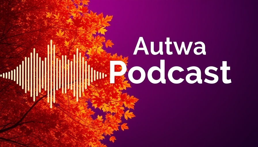 Podcast cover featuring Appalachian Trail with colorful foliage.