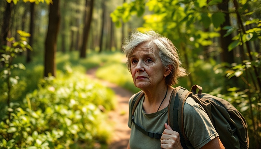 Nicole van Marle on pilgrimage of self-discovery through a verdant forest trail.