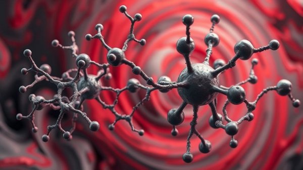 Abstract depiction of CXU Bioink components in a swirling array.