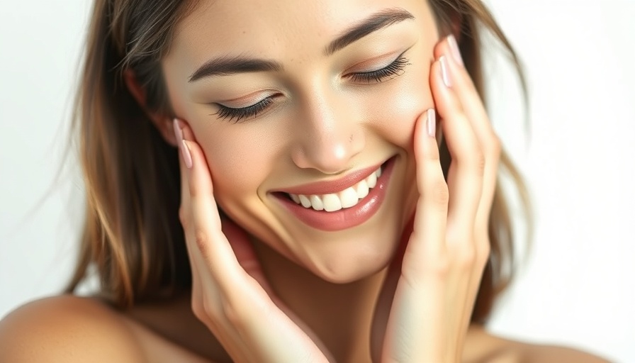 Young woman demonstrating skincare related to California bill on anti-aging products for minors.