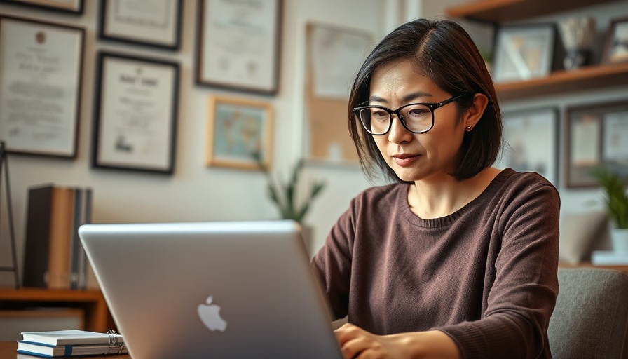 Focused woman contemplating responses to negative reviews