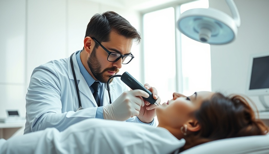 Professional doctor performing regenerative aesthetic laser treatment