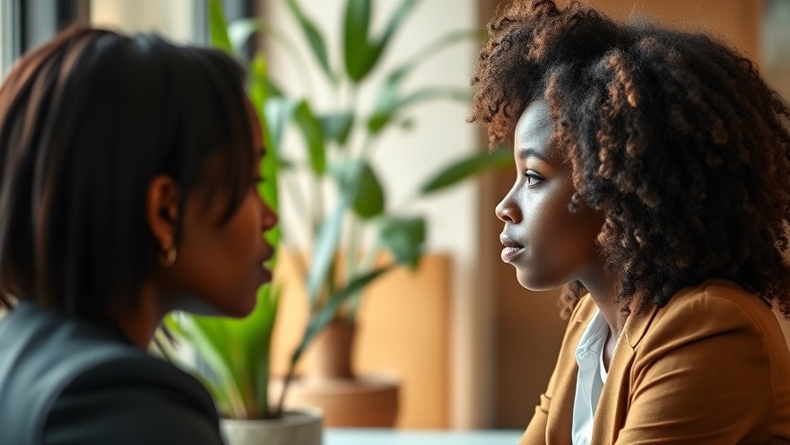 Focused African female consultant using client engagement strategies in a modern office.