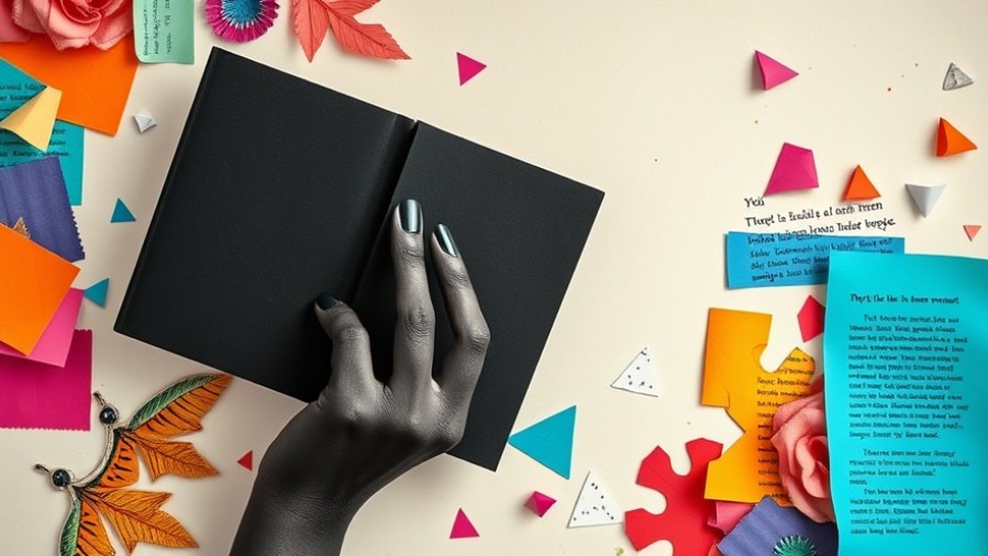 Monochrome image of African woman's hand with a book, symbolizing women in business and leadership growth.