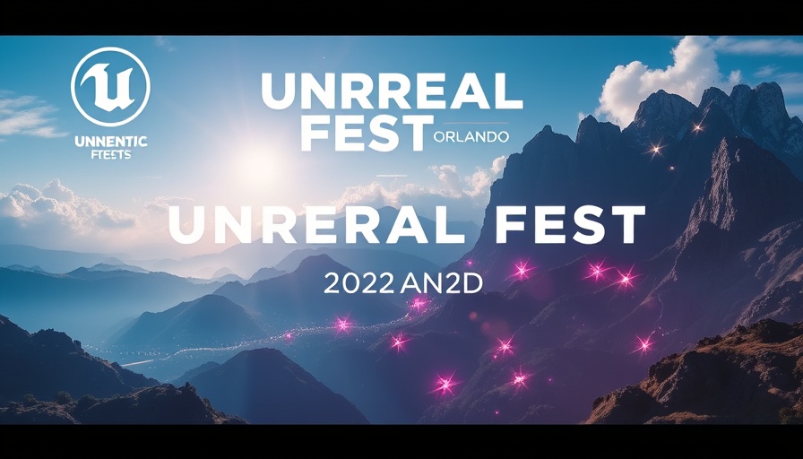 Unreal Fest Orlando 2025, Scene Graph in UEFN, promotional graphic.