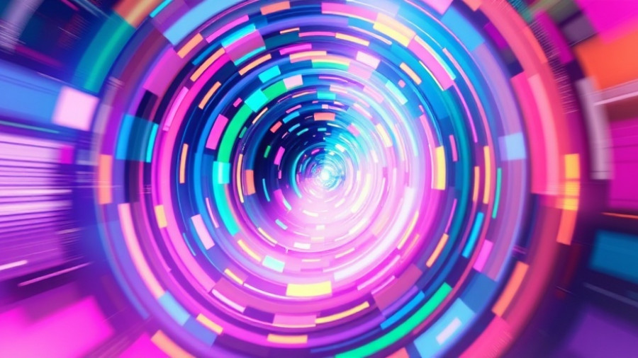 2025 Epic MegaJam abstract vibrant theme reveal.