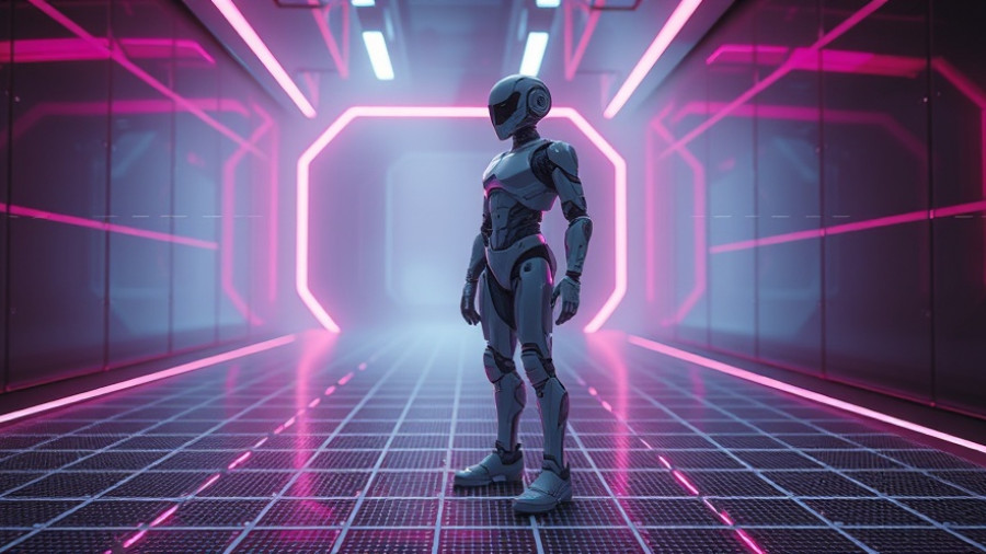 USD workflow optimization with Python visualized in a digital rendering.