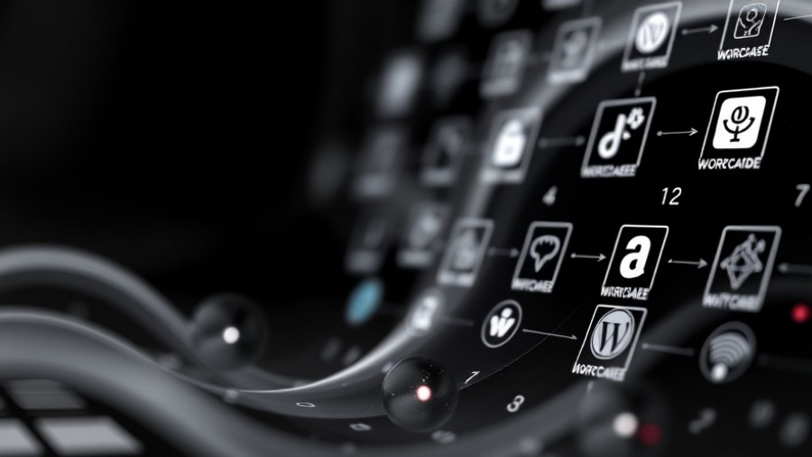 WordPress development tools interface illustration for developers.