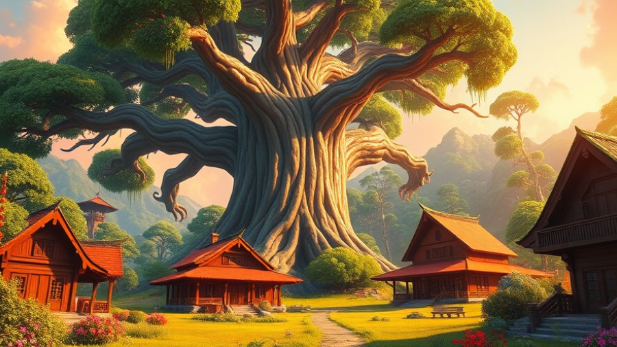 Mystical landscape from Unreal Engine Student Showcase 2025.