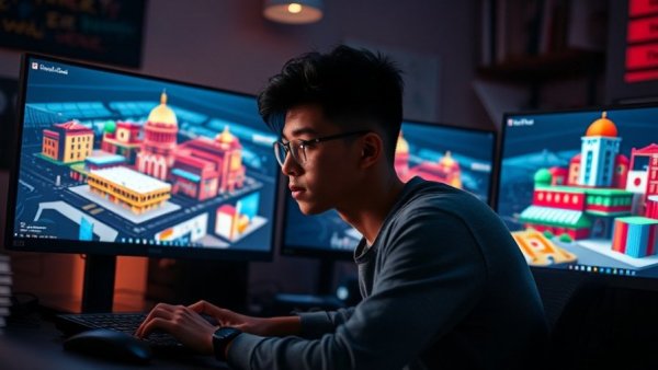 Unreal Engine 5 transforms rendering with vivid 3D visuals.