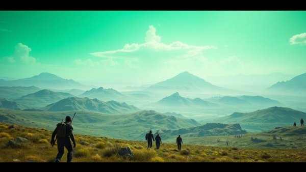 SIMA 2 AI virtual learning in a game world landscape