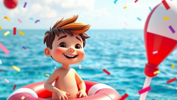 Colorful cartoon scene at Unreal Fest with Scene Graph and Verse in Game Development.