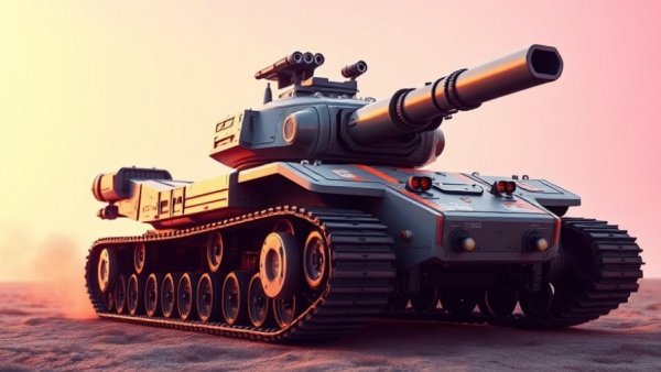 Futuristic tank with control rig at Unreal Fest Stockholm.