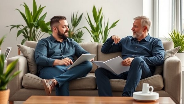 Comparison of AI Tools 2025 vs 2026 with two men on a couch.