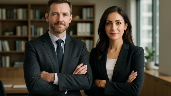 Professional man and woman in office, Simbiat Bada appointed Managing Director of Zedcrest Stockbroking