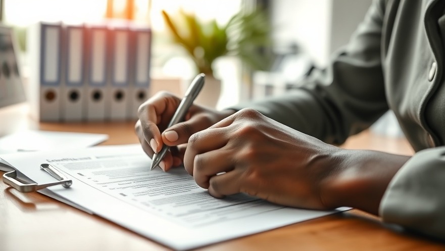 African woman analyzing employment documentation during the hiring process.