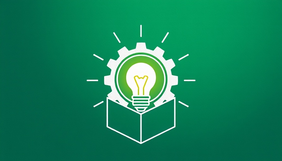 AI climate resilience concept with light bulb gear.