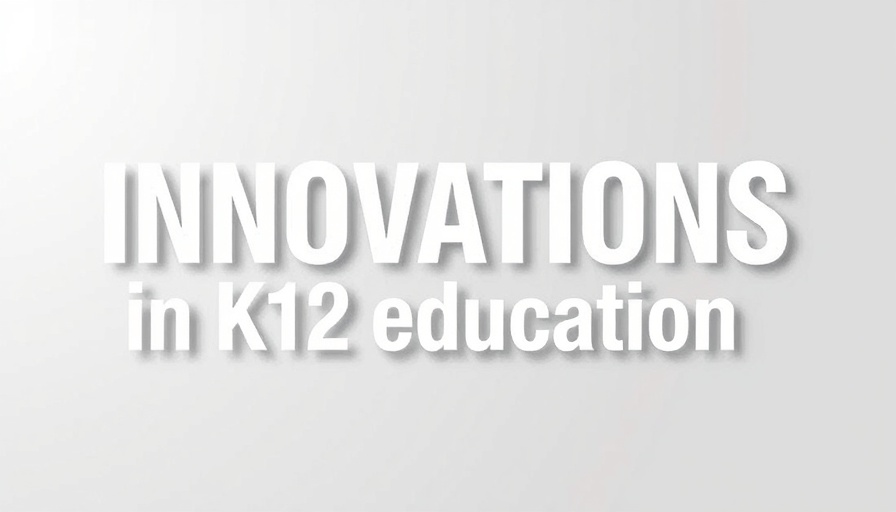 Frontline Education innovations in K12 education text.