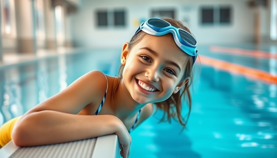 Body Positive Parenting: Child in pool smiling confidently.