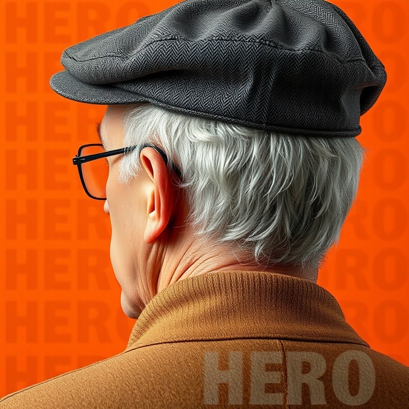 Jaime Escalante Quotes with man's portrait on orange background.