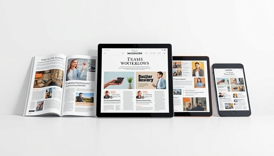 Stress-free emails on various devices showcasing SUCCESS+ content.