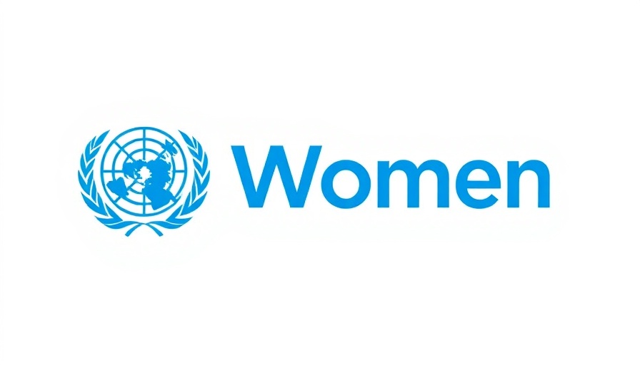 UN Women logo in bold blue on white background.