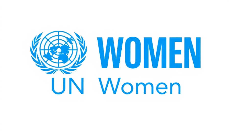 UN Women careers branding logo in bold blue design