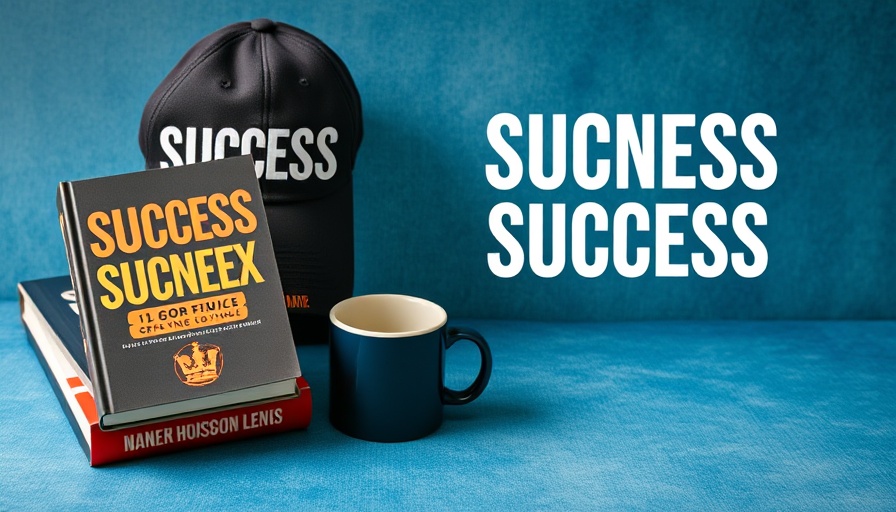 Success-themed books and gifts for personal branding.