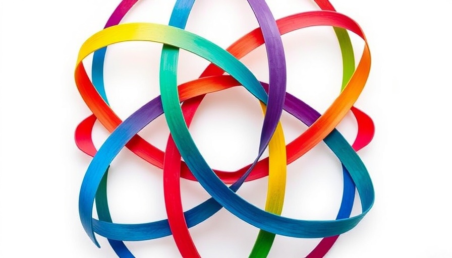 Colorful abstract symbol for Africa Fashion Week.