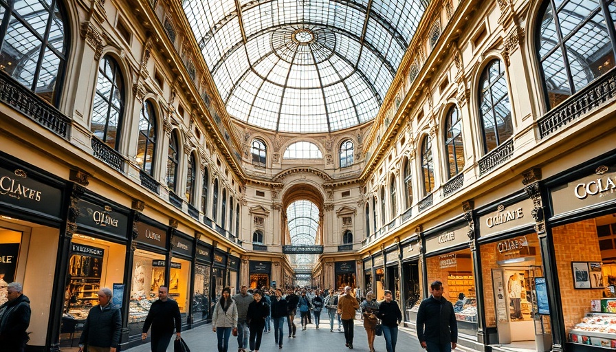Galleria Vittorio Emanuele II in Milan, Art Nouveau architecture
